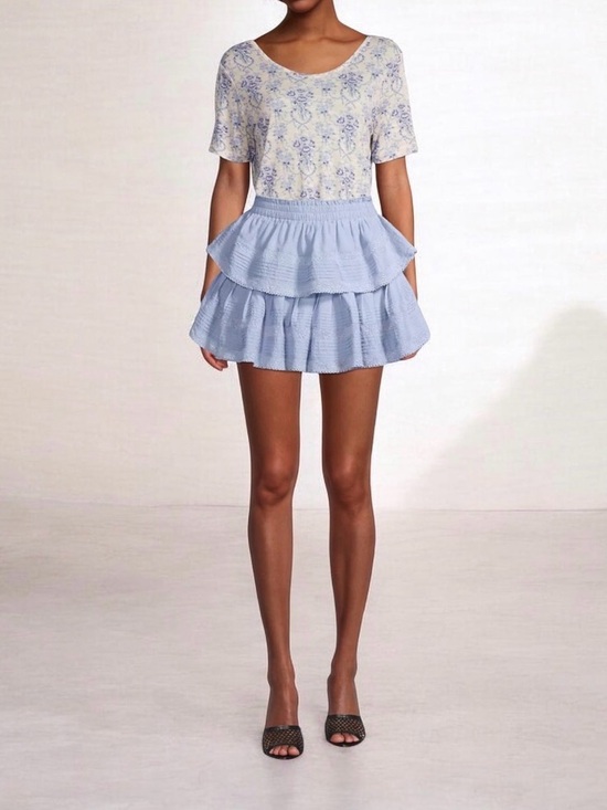 LoveShackFancy Dresses & Skirts - LOVE SHACK FANCY LoveShackFancy BLUE SKIRT WOMEN’s size XS